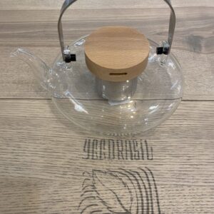 Théière en verre borosilicate et couvercle acacia 500ml SOPHIA